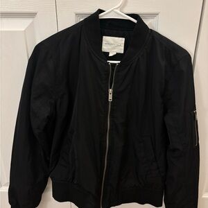 Aeropostale Black Bomber Jacket